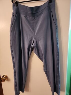 Athleta Nolita Slim Tapered Light Blue Athletic Pants